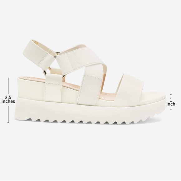 Dream Pairs Women’s Platform Wedge Sandal - Picture 2 of 5